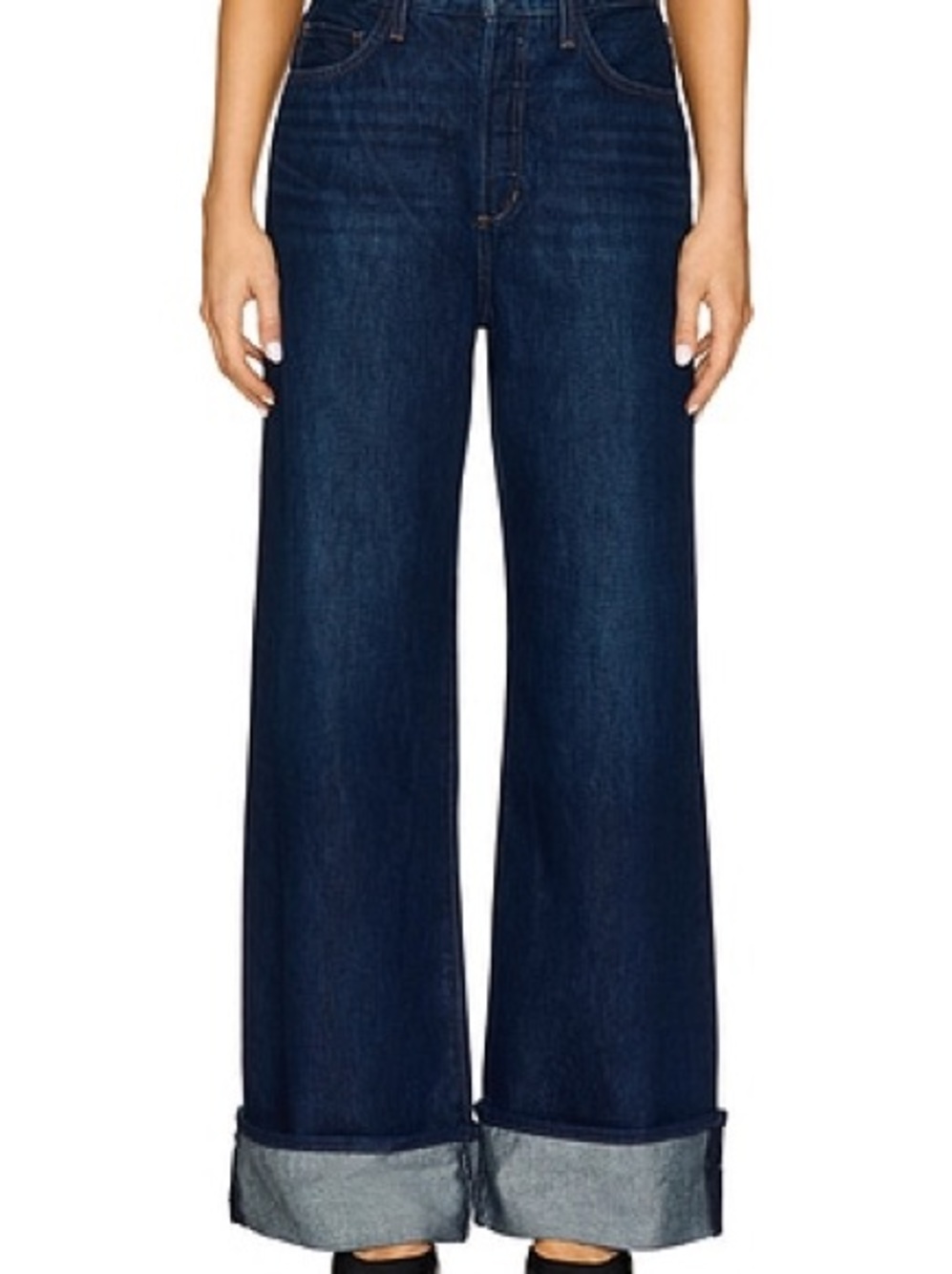Favorite Daughter The Masha Super High Rise Wide Leg Jeans in Belmont 26